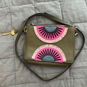 Fossil Green Crossbody Bag